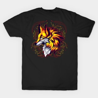 wolf gift for animal fan lover T-Shirt